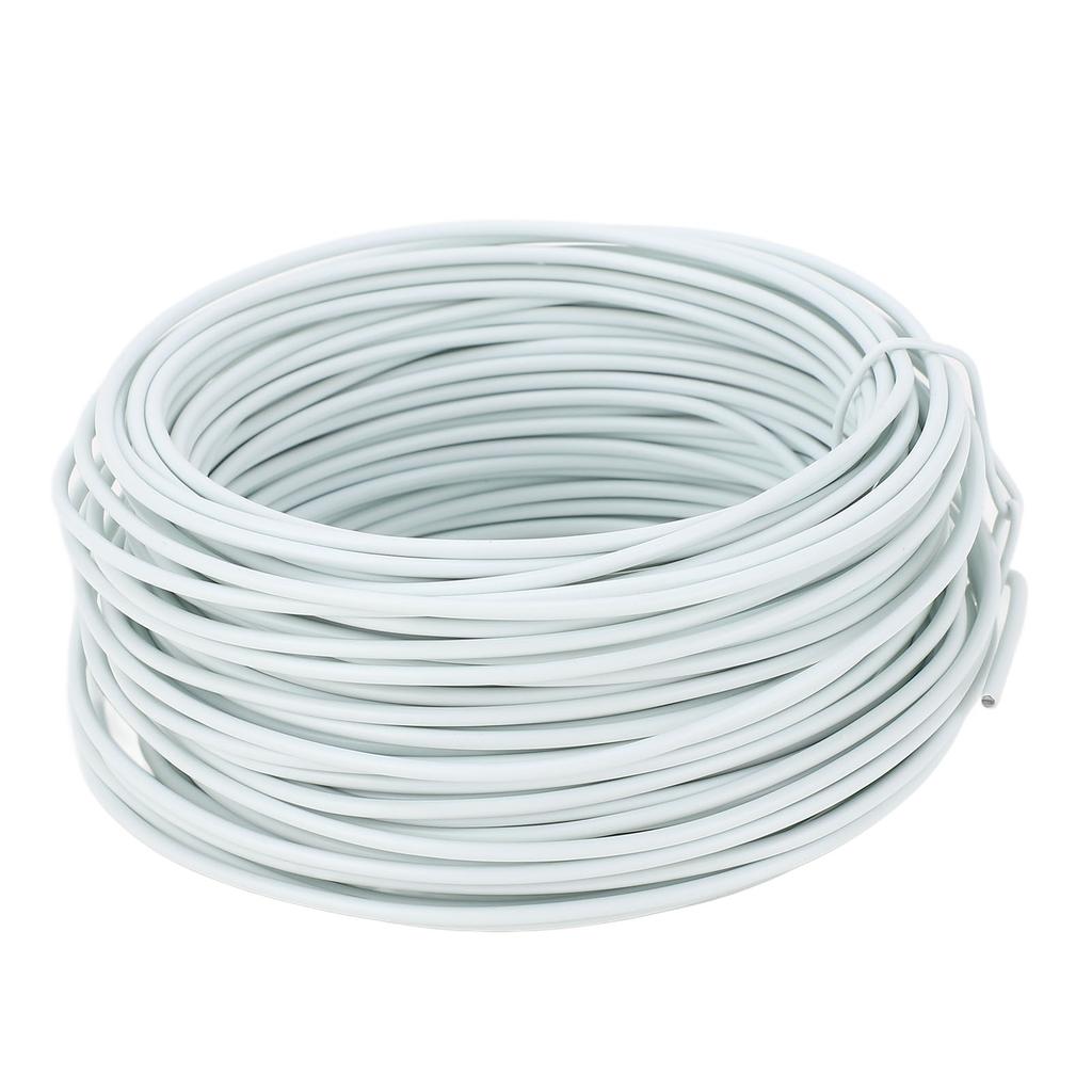 Galvanized Iron Binding Wire Metal Bendable for PVC Telecommunication Cable 1.5mmx20m Round Mouth