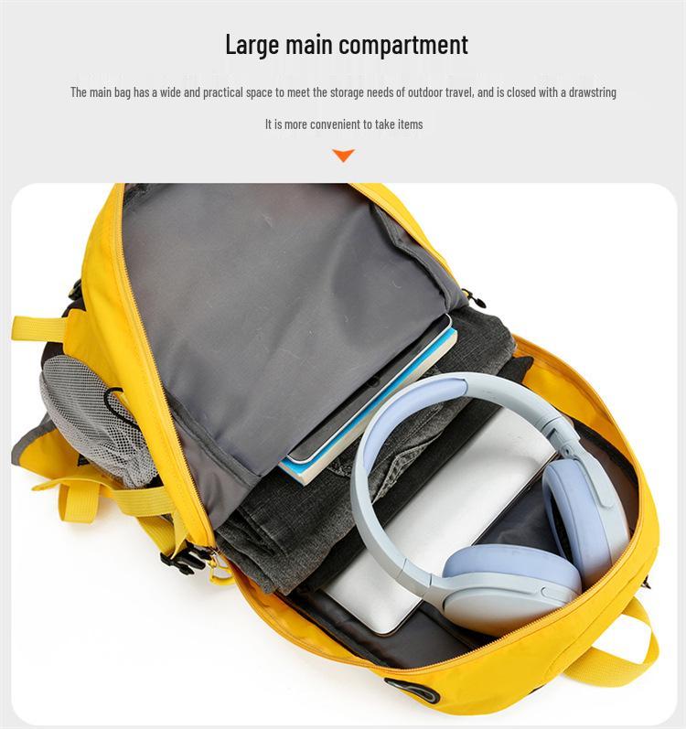 Lightweight & Waterproof Reflective Hiking Backpack - Large Capacity for Men & Women, Ideal for Camping, Cycling, and Outdoor Activities