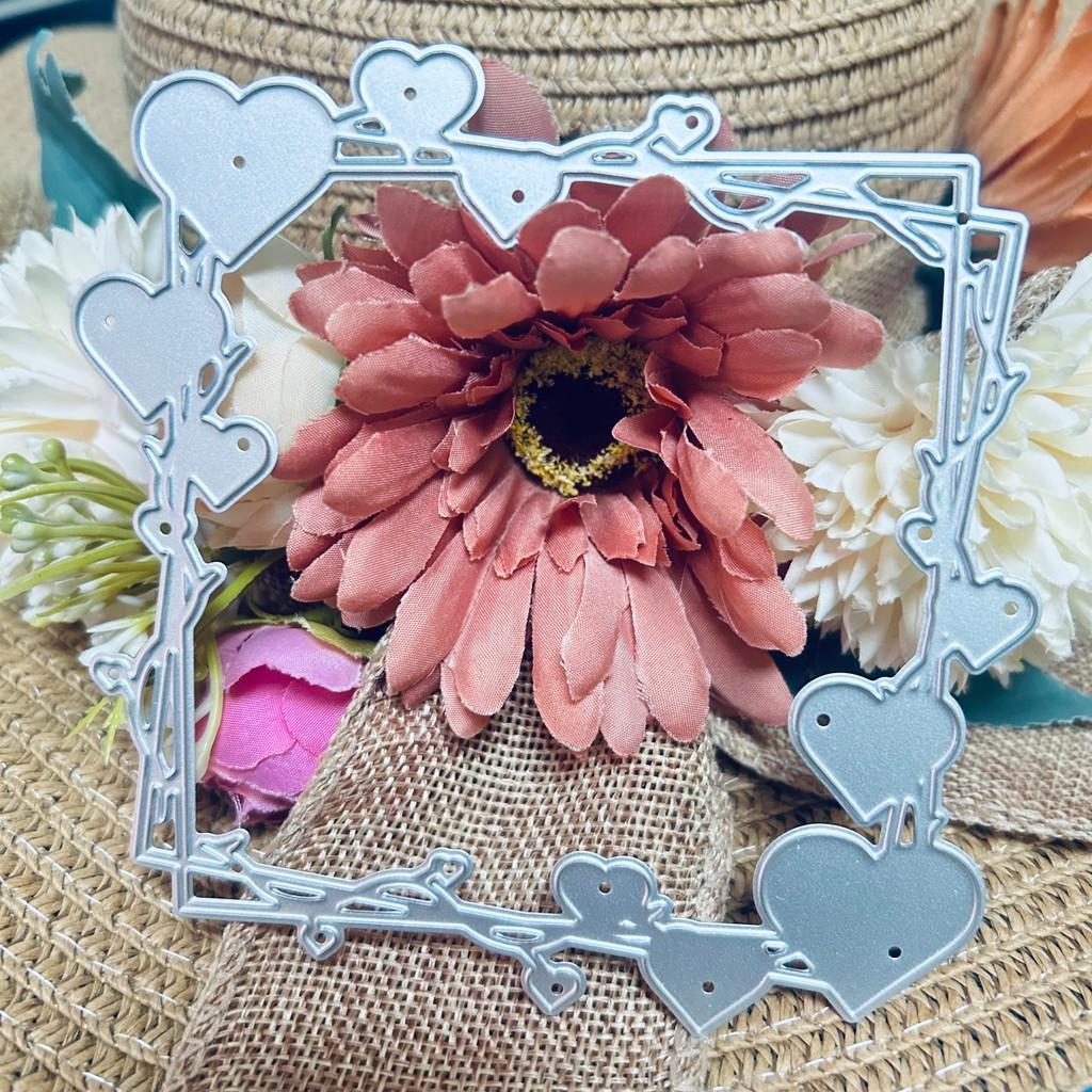 Love Box Frame Metal Cutting Dies Hearts Stencils For Scrapbooking/photo Album Decorative Embossing Paper Cards