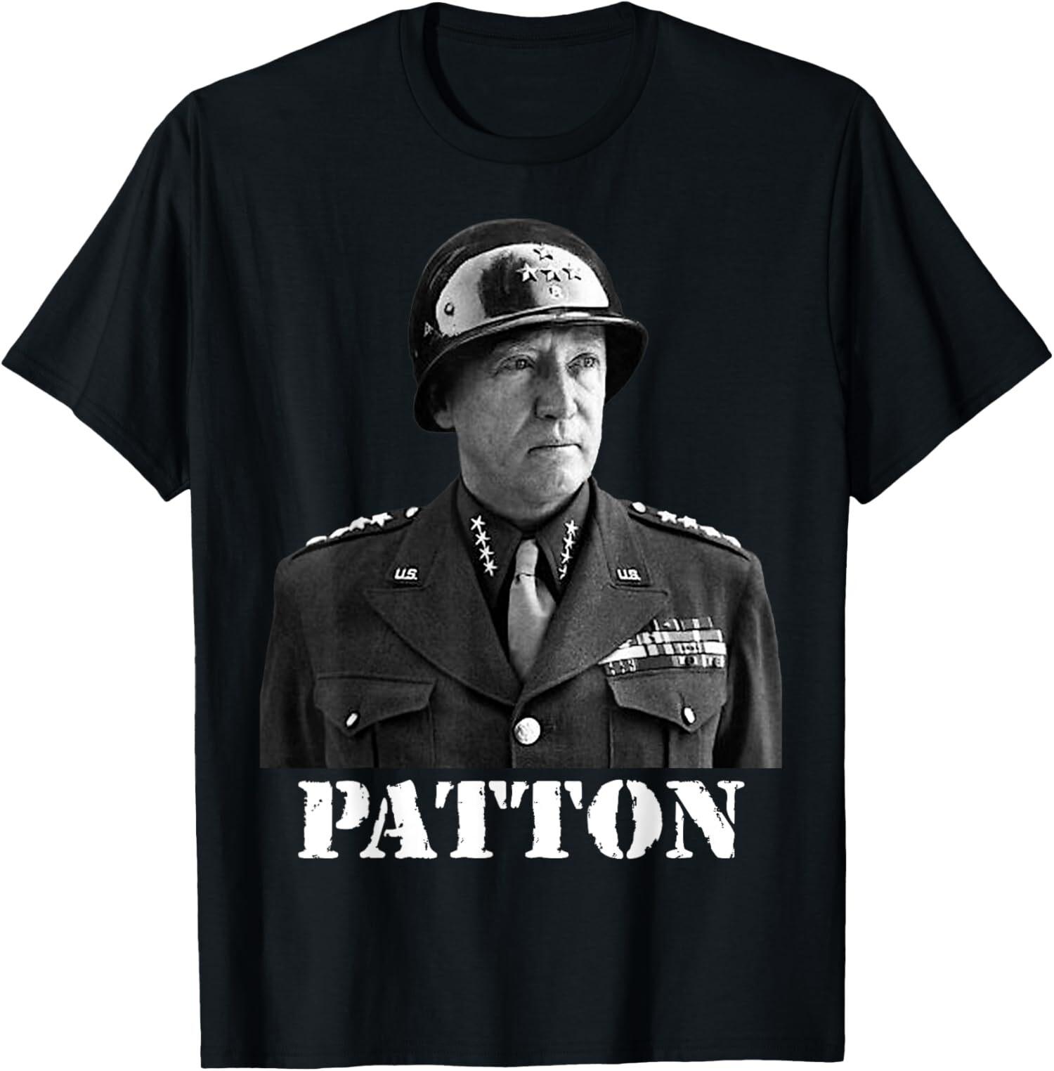 NEW LIMITED George Patton World War II Victory Memorial Independence Day T-Shirt S разноцветный