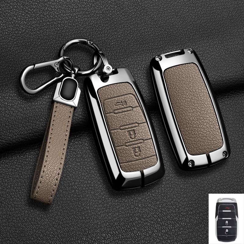 Pokrowiec Etui Uchwyt Ochronny ze Stopu Cynku na Inteligentny Kluczyk Samochodowy Do Dodge Ram 1500 Rebel 5500 2500 3500 Akcesoria Samochodowe