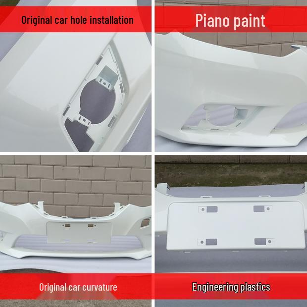 Fits Geely Vision 2020 & 2021: front bumper, guard, painted surround, enhanced original parts.