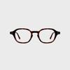 Ilsamsaemem Oval Photochromic Lenses Vintage Havana