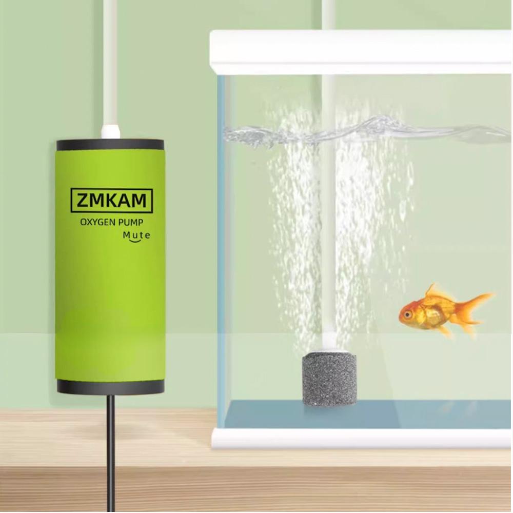 Portable Super Silent Aquarium Air Pump USB Power Supply Oxygen Pump
