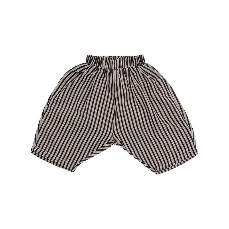 Versatile Striped Children s Harem Pants - Lightweight, Breathable, Mid-length, Japanese Korean Style for Boys & Girls 80cm