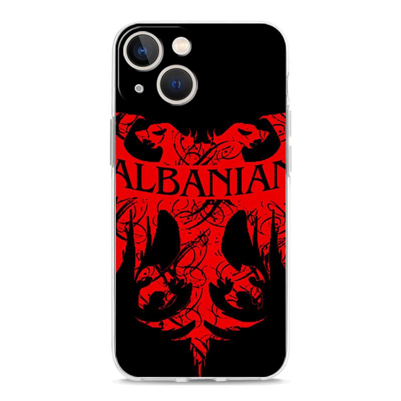 Albania Albanians Flag Luxury Phone Case For IPhone 18 15 16 14 13 12 11 Pro Max XS X XR SE 7 8 Plus TPU Clear Lens Protect Cover