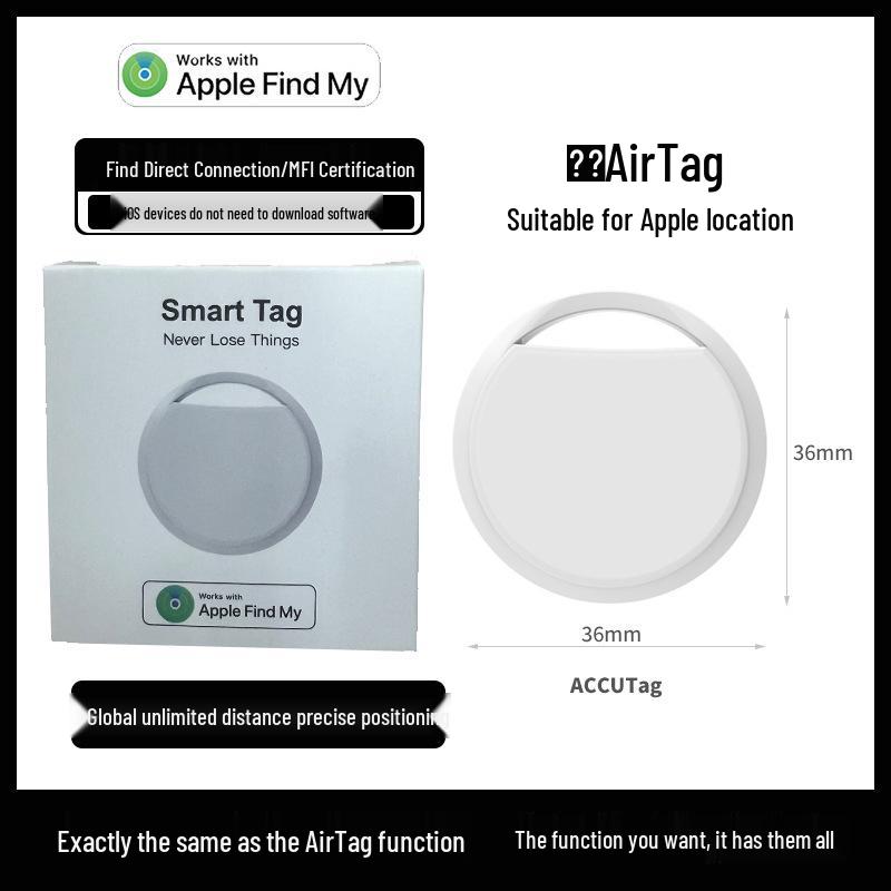 MFI-zertifizierter Bluetooth Anti-Verlust-Tracker für Geldbörsen, Schlüssel, Haustiere, Kinder und ältere Menschen - Kompatibel mit iOS Find My.