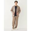[Ships Colors] Machine Washable TR Tapered Wide Trousers Can Be Set Up Men's 213130127 Beige S