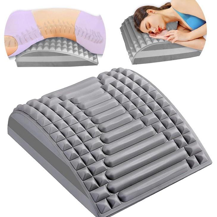 Back Stretcher and Neck Stretcher Pillow Pain Relief for Lower Back Lumbar Support Posture Correction Sciatica Aid Easy To Use At Home Office