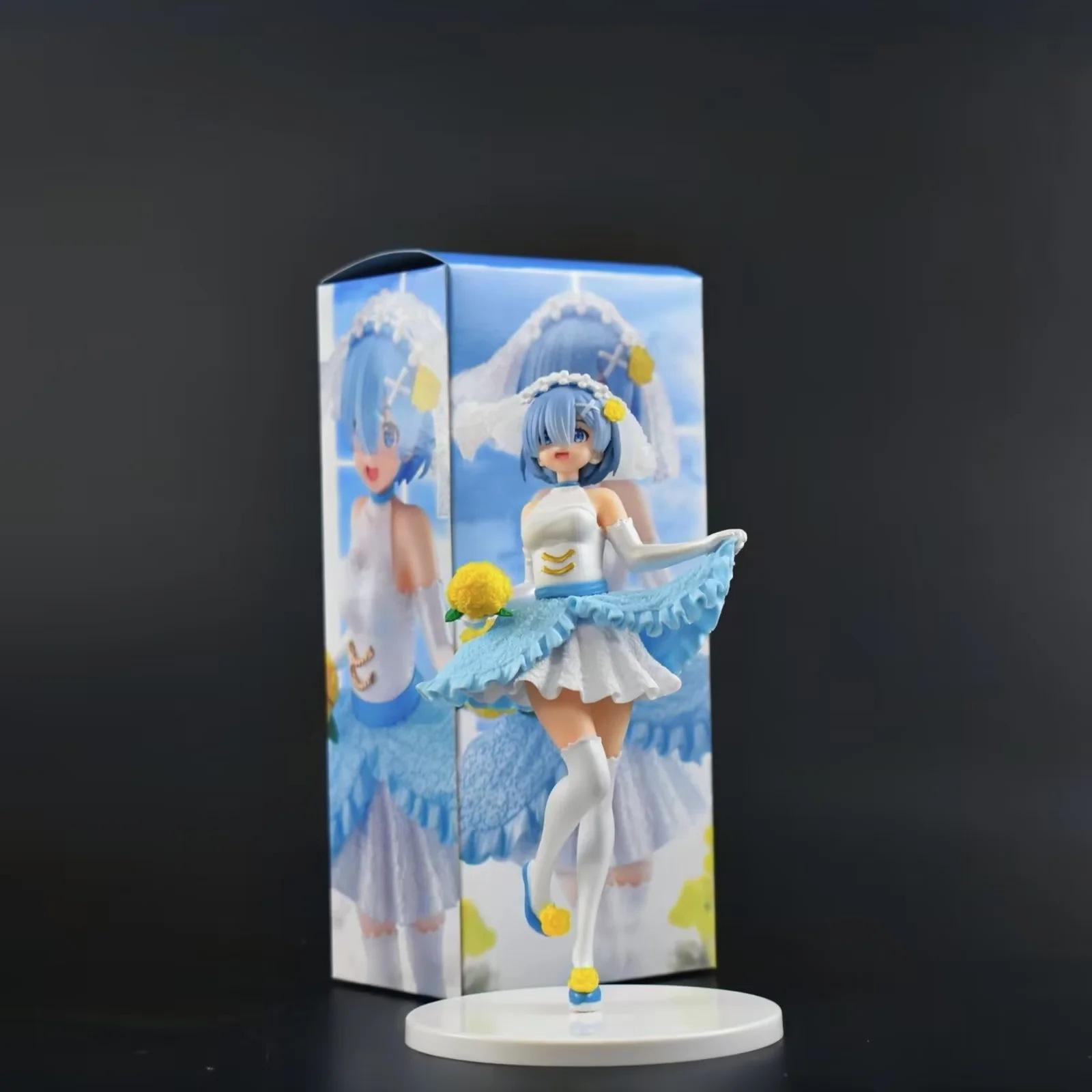 ре: Другой мир жизнь с нуля, букет, свадебное платье Рем, Рем, модель-украшение, фигурка в коробке