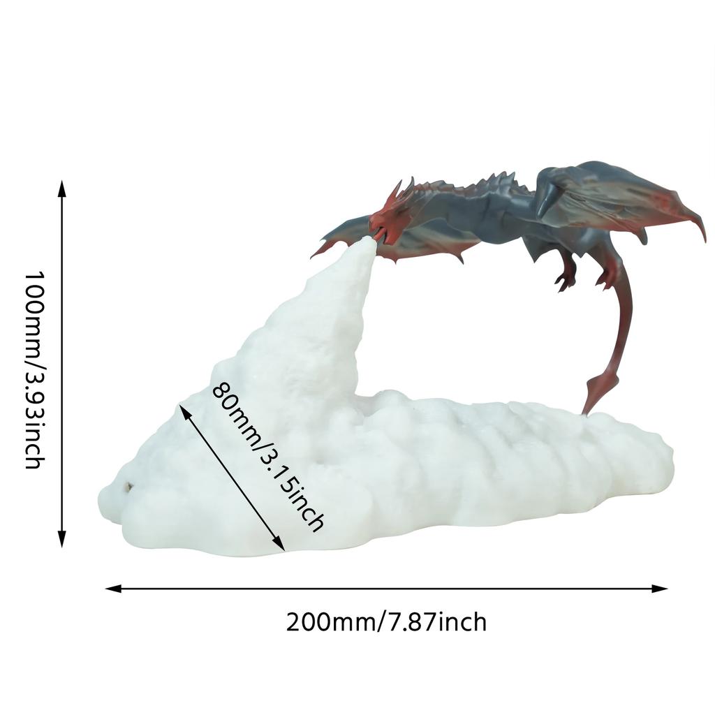 3D LED Dragon Night Light, USB-Rechargeable Table Lamp, Flying Dragon-Themed Bedroom Decor, Festive Party Mood Light