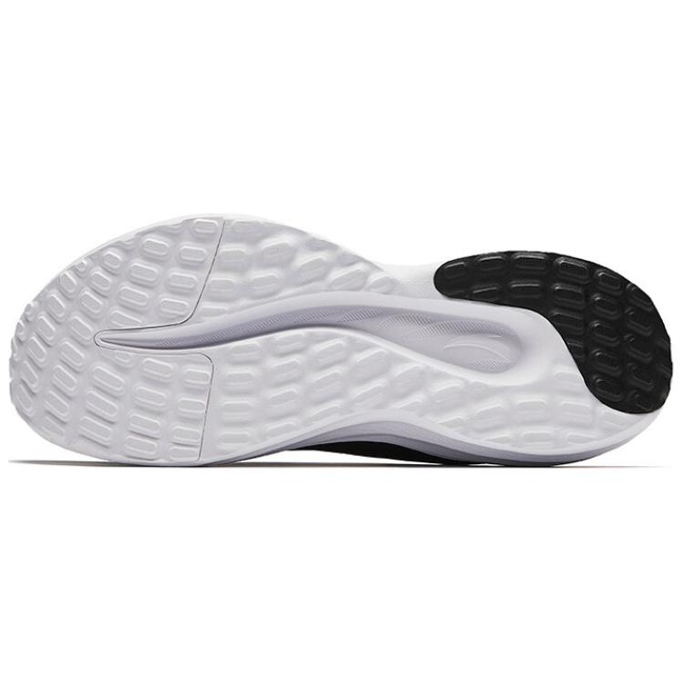 New Anta Light Cloud Cushioning Lightweight Rebound Low Top Running Shoes Men's Black White 112445506-13