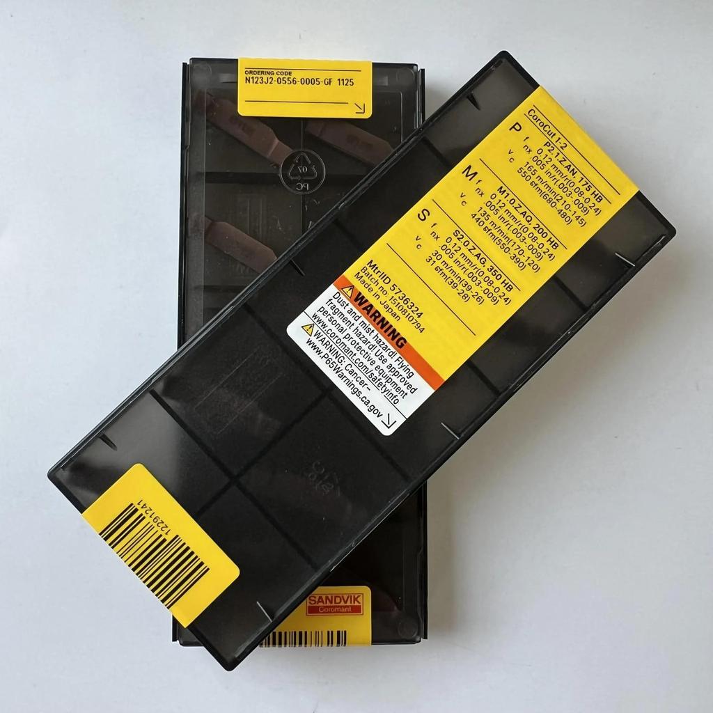 Original Sandvik / N123J2-0556-0005-GF 1125 /CNC CARBIDE tool blade 10 Pcs