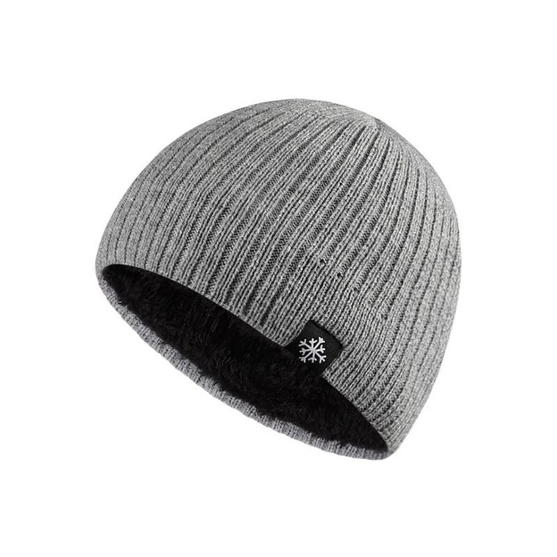 

Новая корейская версия простой вязаной шапки из ткани со снежинками, теплая шапка для спорта на открытом воздухе и отдыха для мужчин и женщин