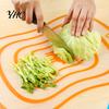 Plastic Chopping Block 4Pcs Chopping Blocks Frosted Non-slip Transparent Cutting Boards Breadboard for Kitchen