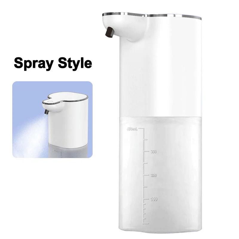 Automatic Foam Soap Dispensers 400ml 4-Gears Bathroom Smart Washing Hand Machine USB Rechargeable Touchless Hand Sanitizers
