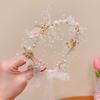 1pc Women's Elegant Floral Headpiece with Rhinestones & Zinc Alloy Fairy-Tale Design Wedding Bridal Hair Accessories