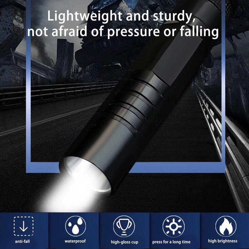 High Bright Led Flashlights Powerful Torch Waterproof Camping Fishing Emergency for Camping Fishing Hiking