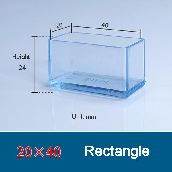 Transparent Thickened Table Foot Mat, Protective Cover, Non-slip, Wear-resistant, Furniture, Chair Noise, 4 Pcs Set Foot Cover