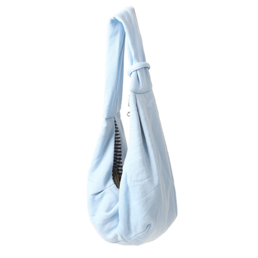 Pet Shoulder Bag Polyester Handsfree Soft Strap Dog Sling Carrier Bag with Safety Hook for Outdoor