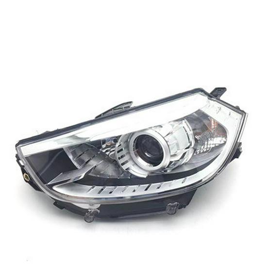 Compatible 15-16 Zhonghua V3 Headlight Assembly with LED High/Low Beam Bulb