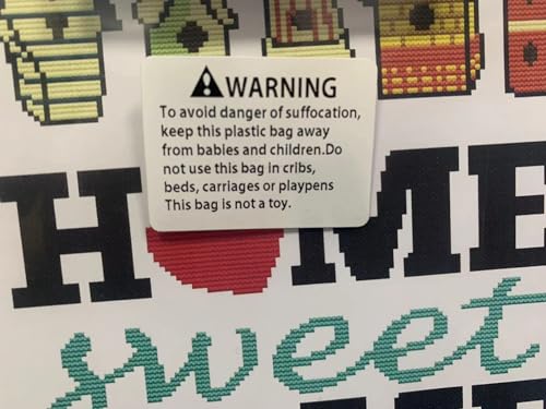 Amiiba 11ct Cross Stitch Embroidery Kit, Pre-Printed Design: Tree of Life, Four Seasons, DIY Wall Art Decor, Beginner's