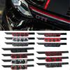 AABGM1 1PCS 3D ABS GTI GTD Emblem Car Hood Front Grille Badge Decoration Auto Modification Accessories for VW Golf 8 MK8