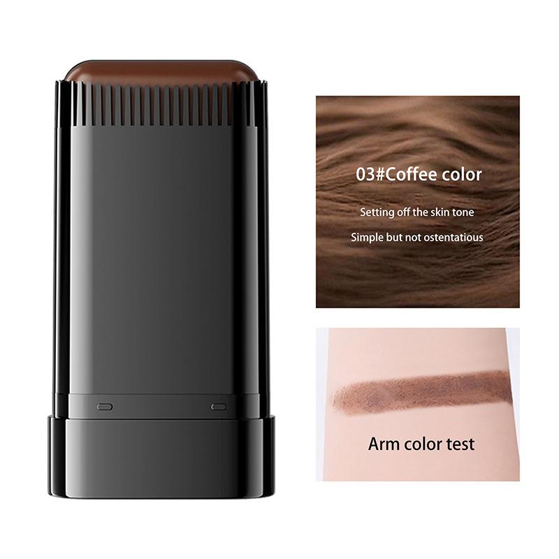 One-Time Hair Dye Pen Hair Touch-Up Stick Black Dark Brown Root Cover Up Instant Fast White Gray Hair Coverage Diy Hair Color
