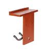 Artistic Guitar Wall Hanger Featuring Accessory Shelf Wooden Guitar Organizers Easy to Use for Electric Acoustic Bass