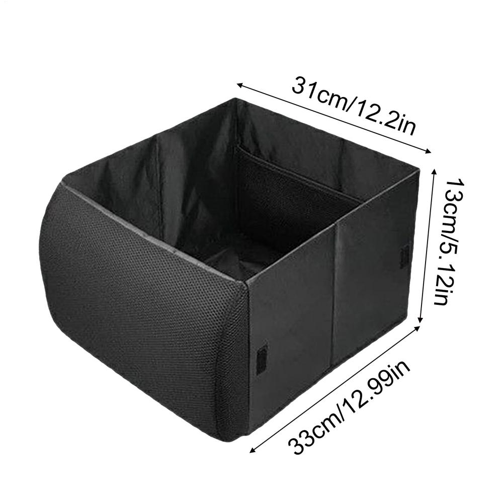 

Car Storage Organizer Trunk 30L Foldable Grocery Box Car Organizer For Men Women Automotive SUV Truck Travel Road Trip Camping чорний