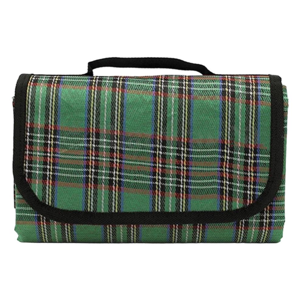 Couverture de pique-nique d'extérieur verte extra large 150x180cm – Imperméable et portable pour le camping, la plage, la randonnée, les festivals
