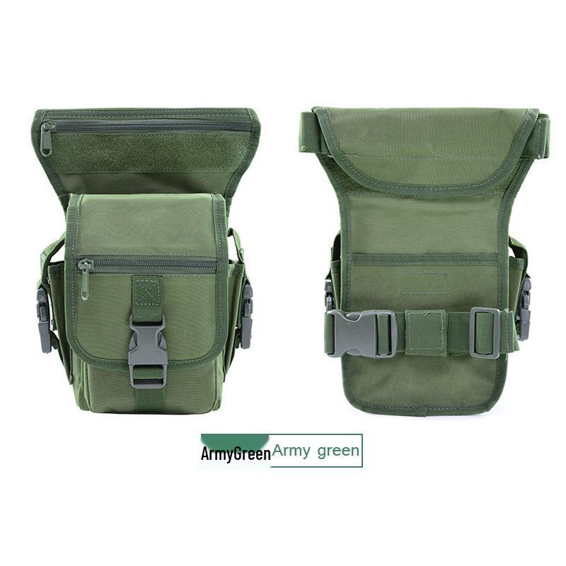 Men’s Outdoor Tactical Motorcycle Messenger & Cycling Leg Bag, Waterproof Waist Bag for Mobile Phone & Running Sports.
