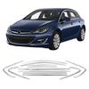 Side Window Moldings Stainless Steel Chrome Opel Astra J 20102019