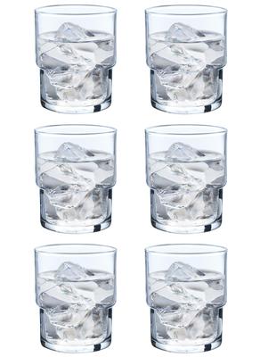 HS Copo Empilhável Pacote de Feito em Máquina de Lavar Louça Cerveja Highball 00345HS Copos, 200ml, 6, Japão, Seguro, Durável, Copos, Copos,