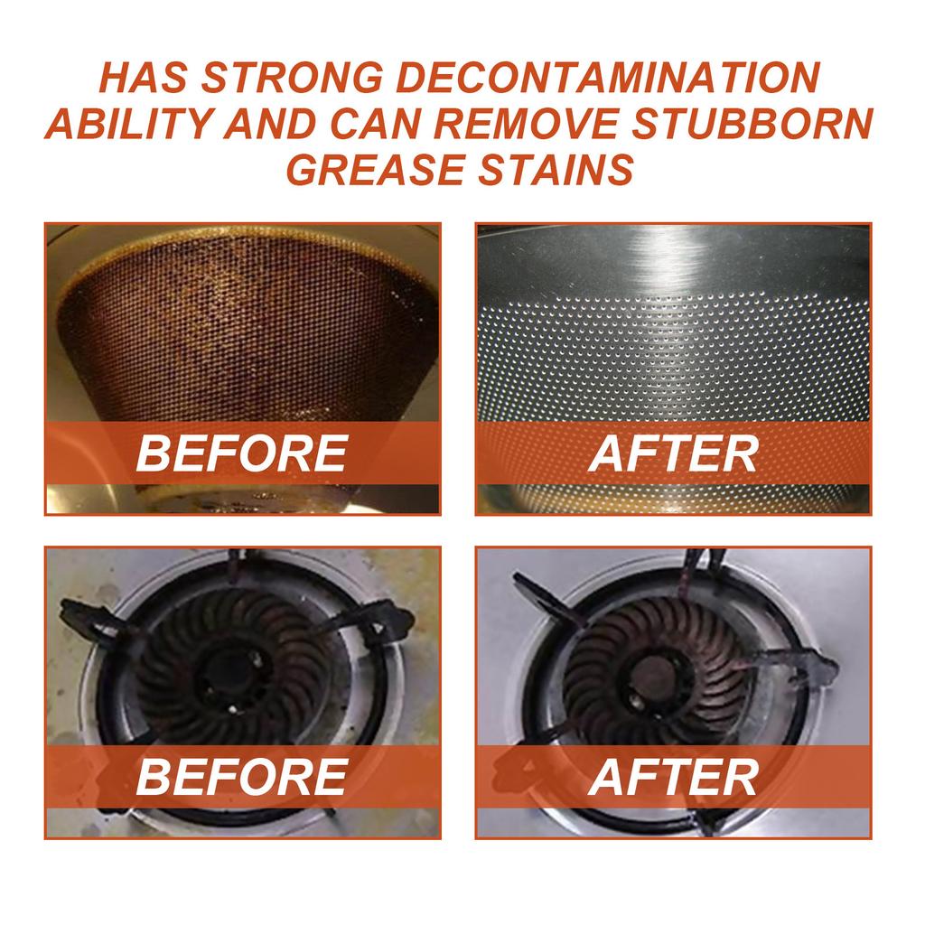 Heavy Oil Stain Remover Range Hood Degreaser Cleaner Grills Ovens Dirt Oil Cleaning Multifunctional Kitchen Foam Cleaner Spray