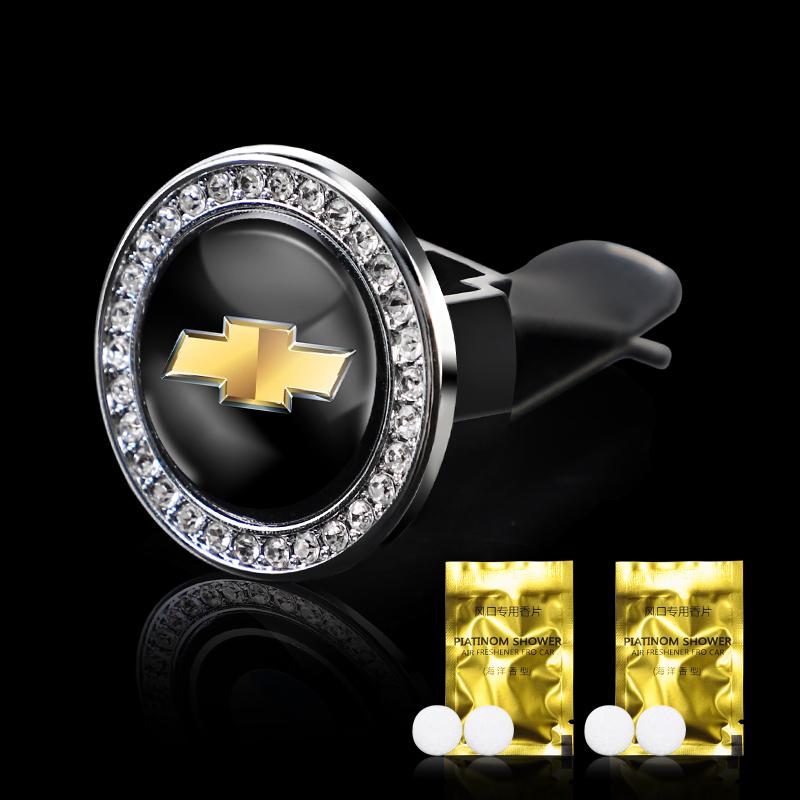 Car Vent Air Freshener Aromatherapy Solid Perfume Diffuser For Chevrolet Spark Captiva Cruze Malibu Equinox Trax Camaro Blazer