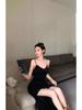 Women’s Summer Slimming Low-Cut Lace Camisole Dress - Sexy High-Waisted Irregular Long Skirt