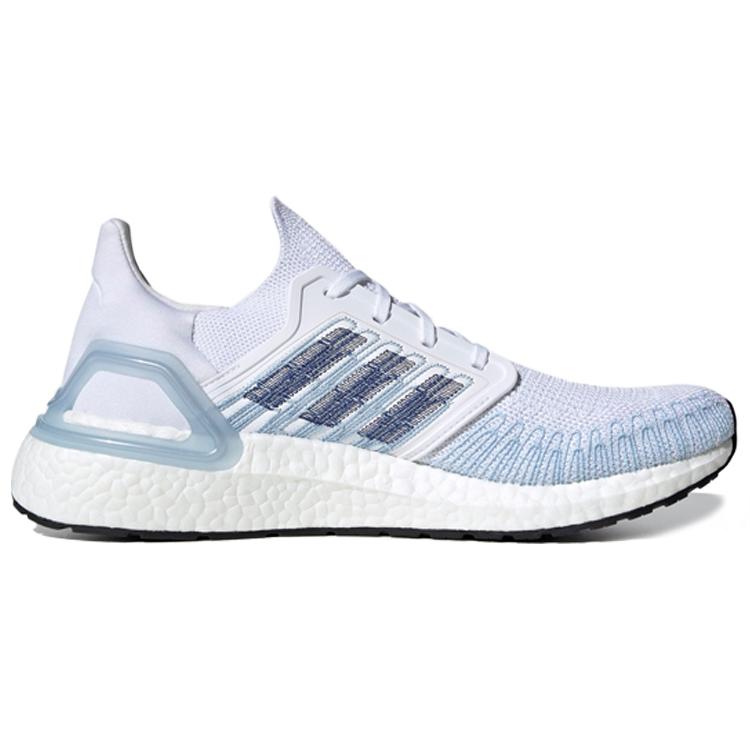 New Adidas Ultraboost 20 White/Blue EG0709