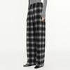 JNBY Retro Plaid Wide-Leg Casual Trousers