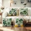 Charming Indoor Plant Pillow CoversLiving Room Sofa Cushion Cover, Soft and Comfortable, Bedroom Room Decoration