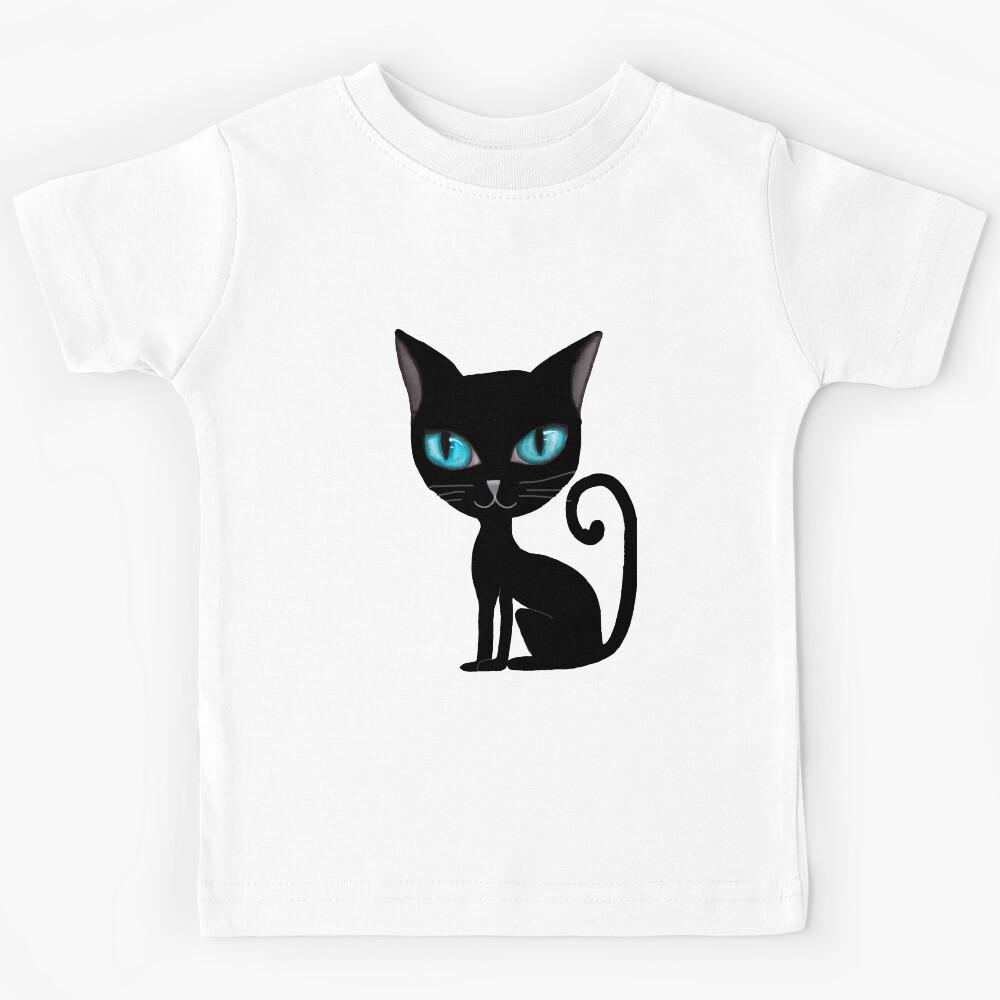 black cat Kids T-Shirt 120