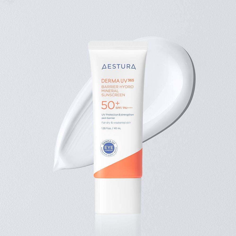 Derma UV365 Barrier Moisture Mineral Sunscreen SPF50+ PA++++ 40ml 2 Pieces