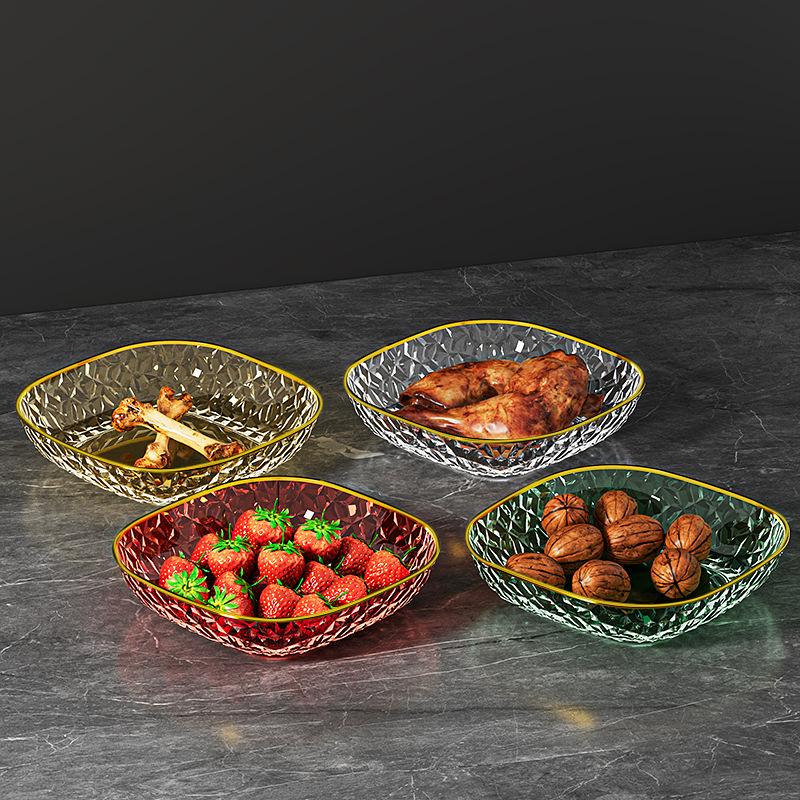 Spit Bone Plate Household Food Grade Dining Table Surface Garbage Plate Spit Bone Plate Spit Bone Plate Bone Plate Storage Slag Plate Fruit Plate