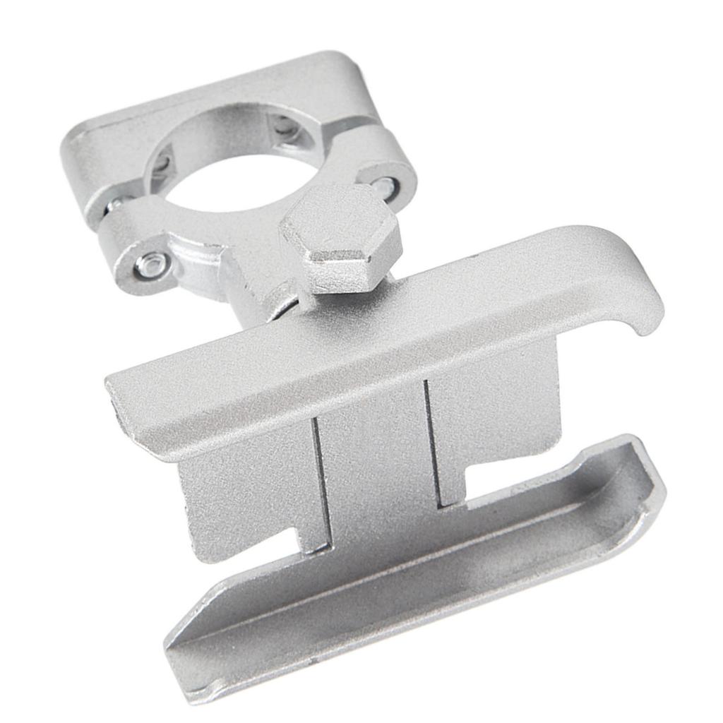Bike Phone Bracket Handlebar Metal Phone Clamp 360 Degrees Rotation Cushion Padding Anti Shake