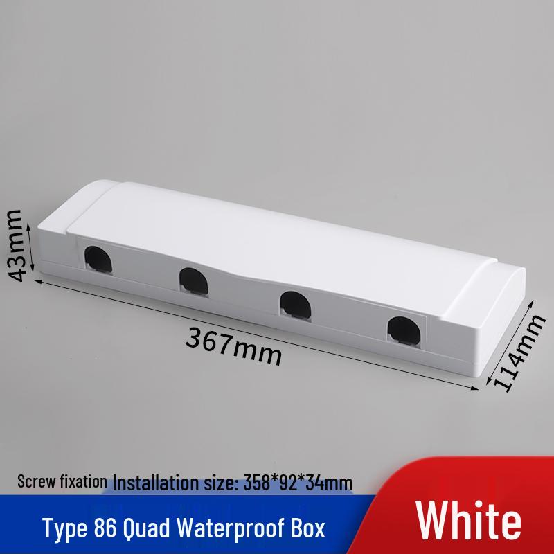 Outdoor Recessed Weatherproof Socket Cover with Screw Installation