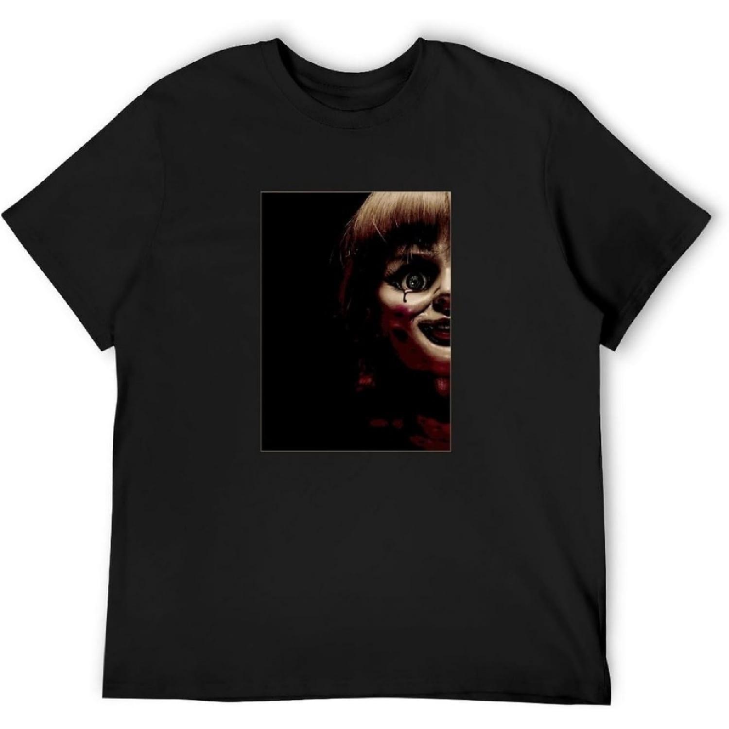 HanBang Annabelle 3 Ужасы Заклинаний Культовый Фильм Мужская Черная Футболка Графическая Унисекс Футболка S