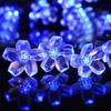Cherry Blossom Solar LED String Lights: Colorful Outdoor Decor for Courtyards, Campgrounds, Weddings, Birthdays & More