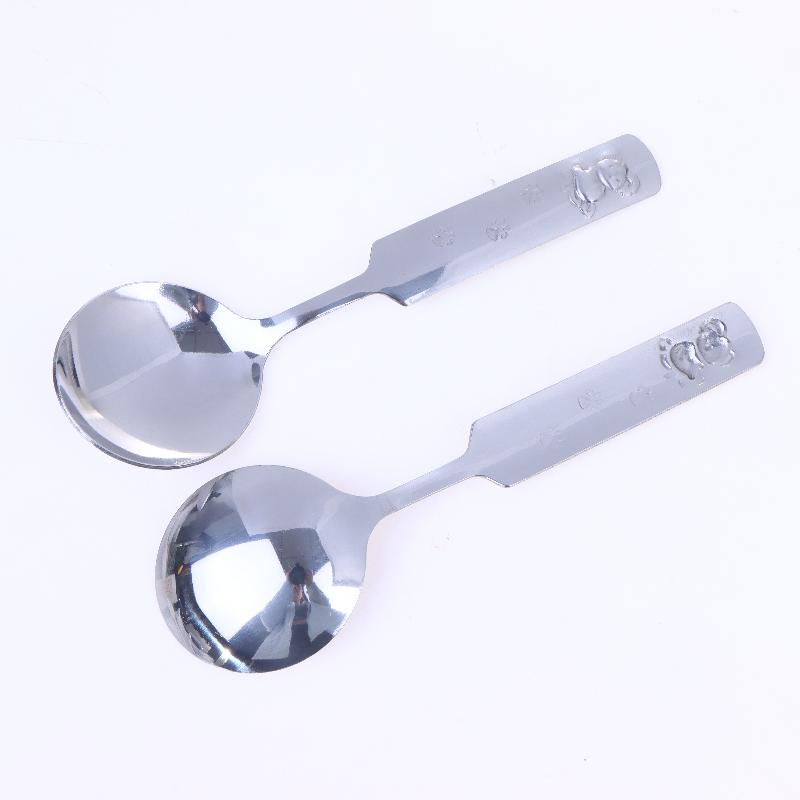 1/2PCS Children's Cartoon Koala Stainless Steel Spoon Watermelon Ice Cream Spoon Tea Spoon Dessert Spoon Tableware Set