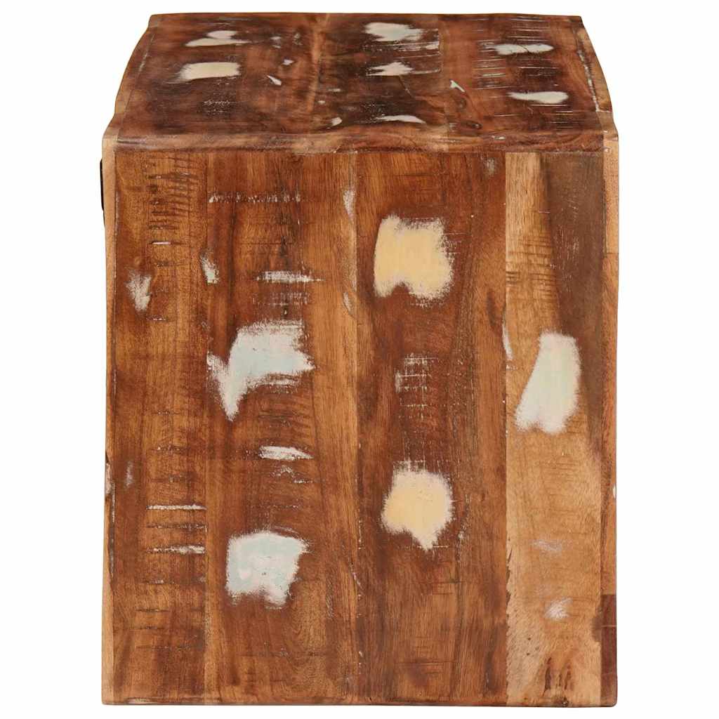 Wine Rack Brown 44 X 30 X 35 Cm Solid Upcycled Wood
