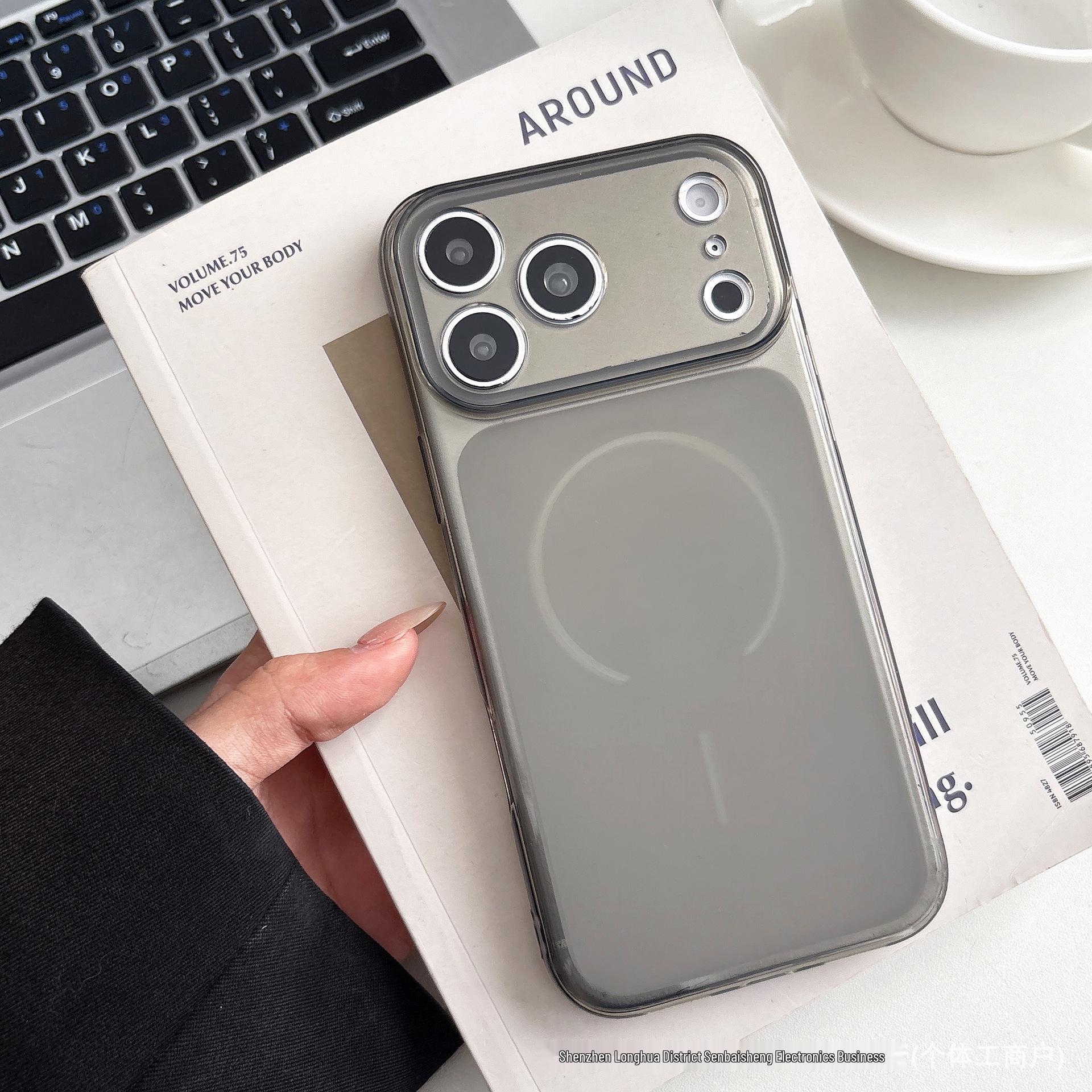 Ultra-Thin Frosted Translucent iPhone 17 Pro Max Case with Full Coverage Soft Design 13